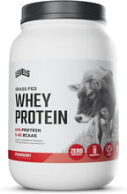 Levels Grass Fed Whey Protein Powder, No Artificials, 24G of Protein, Strawberry, 2LB