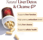 AFC Japan Ultimate Liver Care Cleanse Detox Supplement Formula – Supports Healthy Liver Function with Amino Acid L-Ornithine, L-Citrulline, L-Cystine, and Turmeric Extract, 90 Veggie Capsules [3 Pack]