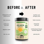 Earth Fed Muscle Collagen Peptides Powder – Unflavored Collagen Protein Powder for Women & Men | Supports Hair, Skin, Nails, Joints & Recovery | Sugar & Gluten-Free, Keto Friendly, 20g Per Serving