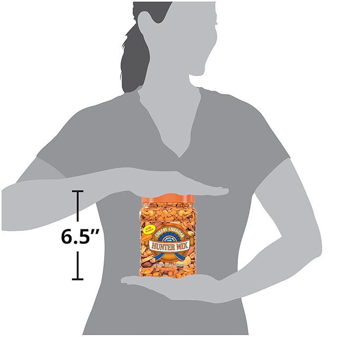 Southern Style Nuts Cheesy Cheddar Hunter Bulk Trail Mix,20 oz,Roasted Peanuts,Sesame Sticks,Corn Sticks,Almonds & Cashews,Mixed Nuts,Snacks for Adults & Kids,(Pack of 2)
