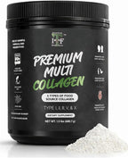 Multi Collagen Peptides Powder Unflavored - 5 Types Multi Collagen Complex (I, II, III, V, X) - Grass Fed Hydrolyzed Powder Collagen for Hair, Skin, Nails, Joints & Gut Health - 30 Servings