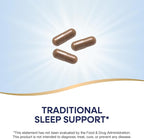 Nature's Way Valerian Root, Traditional Sleep Support*, Non-GMO Project Verified, Gluten Free, Vegan, 100 Capsules (Packaging May Vary)