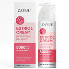 Estriol Face Cream for Women: Hydrating Moisturizer with Wild Yam, Red Clover & Soy Isoflavones – Botanical Skincare for Daily Comfort, Balance & Skin Wellness – 4.23 oz (3-Month Supply)