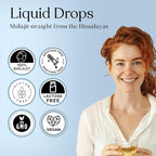 Pure Himalayan Shilajit ® Liquid Drops - The Purest Form of Shilajit, 99.9% Absorption for Immune Support, Energy Boost, Anti-Aging - Natural Trace Minerals & Fulvic Acid (50ml)