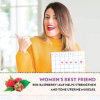 Crystal Star Women's Best Friend (60 Capsules) - Herbal Menstrual Relief Supplement for Help with Cramps & Bloating – Dong Quai, Cramp Bark, Hawthorne & Red Raspberry – Non-GMO