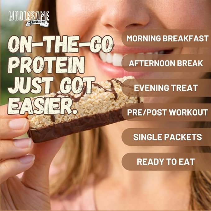 Protein Crispy Rice Treats, 15g Protein, 3g-7g Net Carbs, Low Carb, Fluffy, Soft, Chewy, Gluten Free, High Fiber, Keto-Friendly, No Aftertaste (Chocolate Vanilla Remix, 5 Pack)