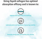Liquid Marine Collagen Peptides for Women Men – 8000mg Hydrolyzed Collagen Liquid Supplement with Biotin & Vitamins for Hair Growth, Skin, Nails & Joints, Lemon Flavor, Sugar-Free, 14 Sachets