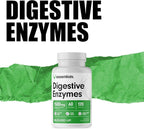 Bucked Up Digestive Enzymes (1500 mg), Essentials (60 Servings, 120 Capsules)