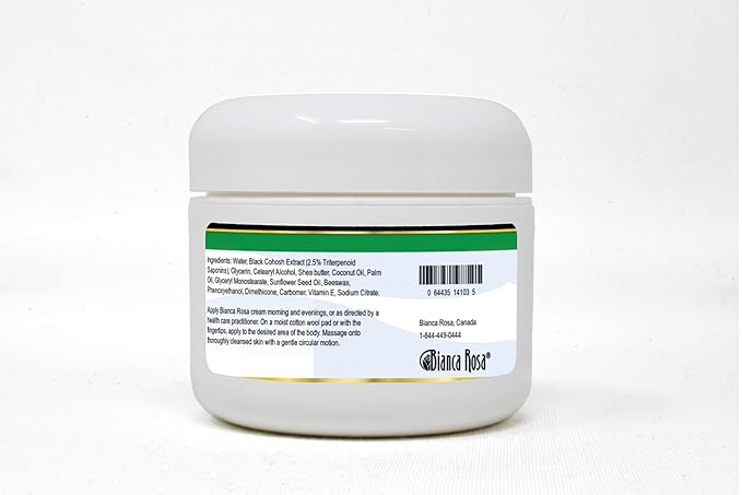Bianca Rosa Extra Strength Black Cohosh Extract (2.5% Triterpenoid Saponins) Cream (2 oz, ZIN: 514103) - 3 Pack