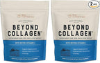Live Conscious Beyond Collagen Multi Collagen Powder w/Types I, II, III, V & X - Keto Friendly, Hydrolyzed Collagen Peptides Powder Blend w/Biotin & Vitamin C (2-Pack)