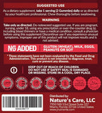 Shilajit 1000mg Gummies for Men & Women - Maximum Strength Pure Himalayan Shilajit, Gluten-Free, Non-GMO, 100% Vegetarian - Natural Raspberry Flavor - 60 Count