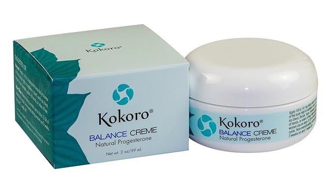 Kokoro Balance Creme for Women | Skin Moisturizing | 2oz Jar | No Phytoestrogens | Recommended Since 1996 in What Your Doctor May Not Tell You About Menopause by John R Lee, MD