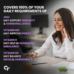 Carbamide Forte PCOS Supplements for Women with 40:1 Ratio of Myo Inositols to D Chiro Inositol | Inositol Supplement for PCOS - 60 Veg Tablets