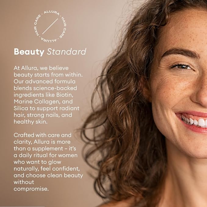 Hair Skin and Nails Vitamins for Women – Extra Strength 6000mcg Biotin Hair Gummies with Marine Collagen, Vitamin E, A, C & PABA for Hair Growth, Healthy Skin & Nails – Made in US, Passion Fruit, 60ct