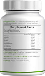 Essential Amino Acids (EAA) 2000mg Per Serving, 300 Capsules – Unflavored - 9 in 1, All BCAAs (Branched-Chain Aminos) – Lean Muscle Support & Natural Pre Workout Supplement