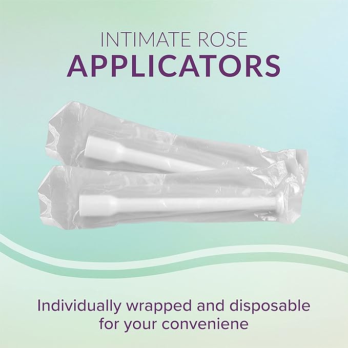 Intimate Rose 15 Count Vaginal Suppository Applicator - Fits Most Boric Acid Suppositories & Vaginal Suppository - Individually Wrapped Suppository Applicators from