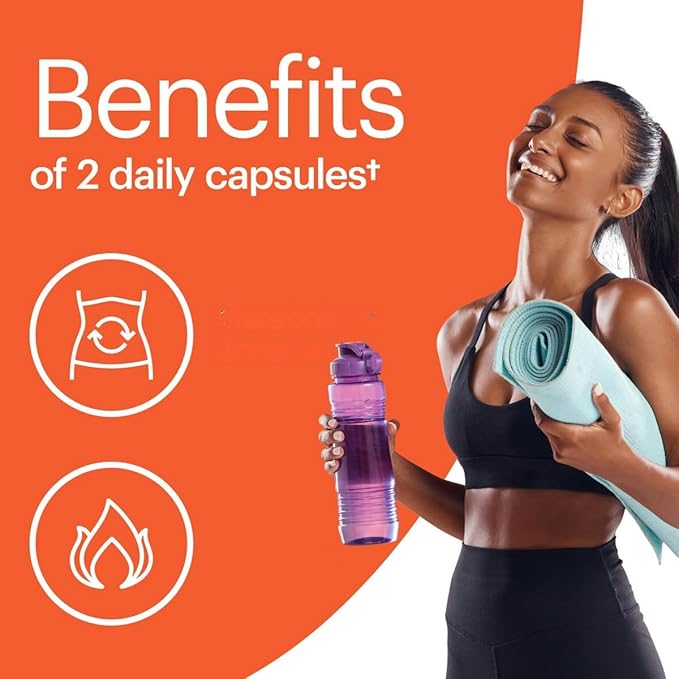 Wellthy Daily Thermogenic – Capsimax, Green Tea & L-Carnitine – Belly Thermogenic for Women – Natural Weight Loss, Craving Control & Energy Support, 60ct
