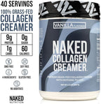 Naked Collagen Coffee Creamer - Vanilla Collagen Creamer For Coffee - Dairy-Free, Gluten-Free, GMO-Free - Support Hair, Skin, and Nails - 40 Servings