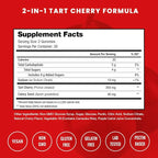 NutraChamps Tart Cherry Gummies - Tart Cherry Extract with Celery Seed - 60 Vegan Gummies