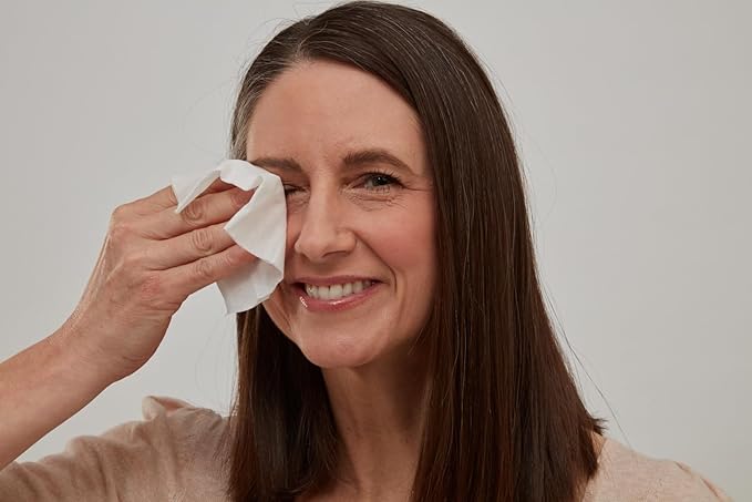 The Eye Doctor Biodegradable Eyelid Wipes - 40 x Single Use Eye Cleaning Wipes for Daily Lid Care - Individual Preservative Free Sensitive Eye Cleaner - Soothes Cleans and Refreshes