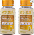 The Wellness Project Turmeric Curcumin with Curcuwin Ultra+ 250mg | Supports Joint, Muscle & Lung Health | for Mobility & Recovery | for Women & Men | 60 Tablets – 2 Month Supply (Pack of 2)