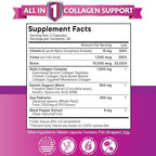 NEW AGE Collagen Pills Biotin Keratin Saw Palmetto Hyaluronic Acid - Vitamin E Folic Acid Pumpkin Seed MSM - 90 Count (Pack of 2)