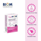 VagiBiom Lactobacillus Suppository: Microbiome Flora balance and Odor Control Regimen; Balance and Nourishes Healthy Flora; Paraben-Free Preservative-Free