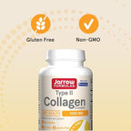 Jarrow Formulas® Type II Collagen Complex 1000 mg Supplements, Supports Skin and Joint Health, 60 Capsules, 30 Day Supply (Pack of 2)