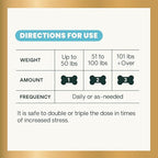 VetriScience Clinically Tested Composure Calm & Confident Chews - Supplement for Dogs with Anxiety, Stress & Fear with L-Theanine for Thunderstorms, Fireworks or Travel, Peanut Butter, 60 Count