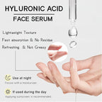 Hyaluronic Acid 2% + Vitamin B5 Face Serum, Moisturizing, Repairing Skin, Anti-aging, Soothing Dry Skin, Enhancing Skin Elasticity, Feminine Plump & Smooth Skin Facial Care Serum
