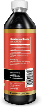 Flow Secure 12oz - Premium Menstrual Cycle Support Buddy, Enriched with Womens Vitamins for Hormone and Estrogen Balance as Well as Cognitive and Mood Boost - 1btl - Herbal Goodness