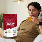 Organic Ginseng Powder, Pure Panax Ginseng Root Powder | Natural Energy, Focus & Immune Support | Korean Herbal Adaptogen | Non-GMO, No Fillers, Smoothie-Ready Superfood.