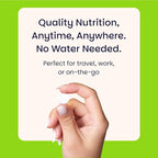 EZ Melts Dissolvable Vitamin D3 5,000 IU - Vegan Vitamin D Supplement for Bone & Teeth Support - No Artificial Flavors - Plant-Based & Non-GMO - Green Apple - 180 Dissolvable Tablets (180 Servings)
