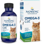 Nordic Naturals Omega-3 Cat, Unflavored - 2 oz - 304 mg Omega-3 Per One mL - Fish Oil for Cats with EPA & DHA - Promotes Heart, Skin, Coat, & Immune Health - Non-GMO