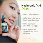 YEOUTH Hyaluronic Acid Serum for Face with Vitamin C, Hydrating Face Serum or Women & Men, Minimize the Look of Wrinkles, Patchy & Dull Skin 2oz