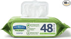 Medline FitRight Aloe Personal Cleansing Cloth Wipes, Scented, Pack of 48, 8 x 10 inch Adult Large Incontinence Wipes