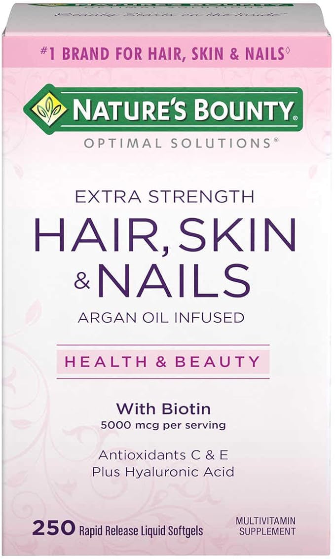 Nature's Bounty Hair, Skin and Nails, 250 Softgels (5 Pack)