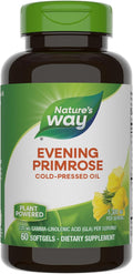 Nature's Way Evening Primrose Oil, Cold Pressed, 120 mg GLA per Serving(1), 60 Softgels (Packaging May Vary)