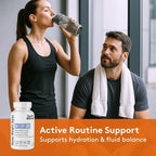 Youth & Tonic Water Weight Away – Herbal Diuretics for Water Retention & Bloating Support – with Potassium & Vitamin B6 for Fluid Balance – 30 Pills for Belly Bloat, Leg & Feet Swelling Support