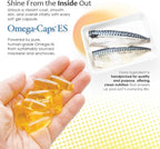 Omega Caps ES Extra Strength for Large and Giant Dogs Omega-3 and Omega-6 Fatty Acid Antioxidant Supplement Vet Formulated Made in USA Skin Coat Joint Heart and Immune Health 60 Softgel Capsules