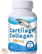 Cartilage, for Joint & Bone, with Cartilage 750mg, Glucosamine & Collagen, Support Joint Function, Bone Density & Cartilage Health, Aging Joints, 100 Capsules