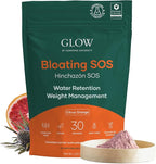 Bloating SOS Fast-Acting Drink Powder, Bloating Relief for Women with Morosil & Digestive Enzymes, for Water Retention, Metabolism, Gut Health & Immune Support, Citrus Orange - Dietitian Co-Developed
