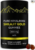 Shilajit Gummies | Alpha Gummies for Men | Lab Tested I No Added Sugar | Ashwagandha, Gokshura | Fulvic Acid & 85+ Trace Minerals for Men, Women | Non-GMO | 60 Gummy
