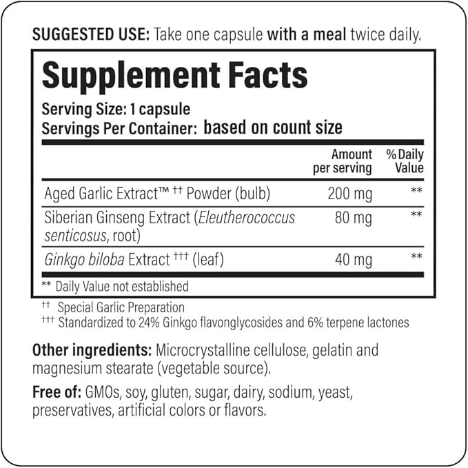 Kyolic Specialty Series Brain Memory, for Concentration & Recall*, 90 Capsules