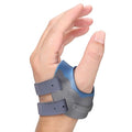 Velpeau CMC Thumb Brace for Osteoarthritis - with Shape-memory Restriction Splint, CMC Joint Stabilizer, Basal Thumb Arthritis Pain Relief and Support for Women and Men (Blue, Left Hand, Small)