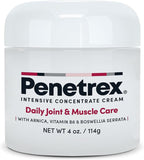 Penetrex Joint & Muscle Care - Soothing Massage Cream - Premium Whole Body Rub with Arnica, Vitamin B6 MSM & Boswellia - Non-Greasy 4oz Cream