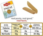 Pastabilities, Lower Calorie Pasta, Penne – 100 Calories/Serving Low Net Carbs, Low Calorie, Non-GMO, High Fiber, Vegan, Plant-Based, Enhanced Nutrients, Delicious Taste & Texture (8 Ounce, 6 Pack)