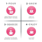 NutraTea - Chamomile & Valerian Tea- Bedtime and Night Time Tea - 40 Tea Bags