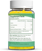 Potassium Gummies 1000mg, Potassium Citrate Gummies for Adults Women & Men, Chewable Potassium Supplement Support Leg Cramps & Muscle Health - Sugar Free, Vegan,60 Count