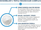 BioEmblem Triple Magnesium Complex | 300mg of Magnesium Glycinate, Malate, & Citrate for Muscles, Nerves, & Energy | High Absorption | Vegan, Non-GMO (180 Capsules)
